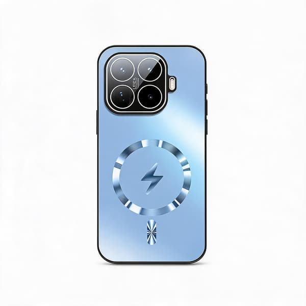 Mat mat magnetisk telefoncover til Xiaomi 17T Pro Blue