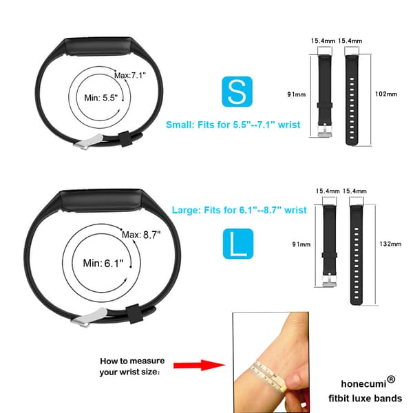Silikonarmband för Fitbit Luxe (S) Green