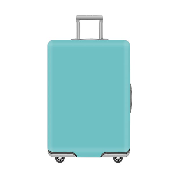 Elastiskt resväskskydd (22-25 tum) Sky blue
