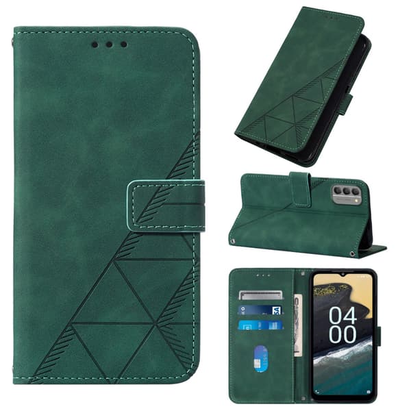 Pregget flippdeksel for TCL K70 5G Green