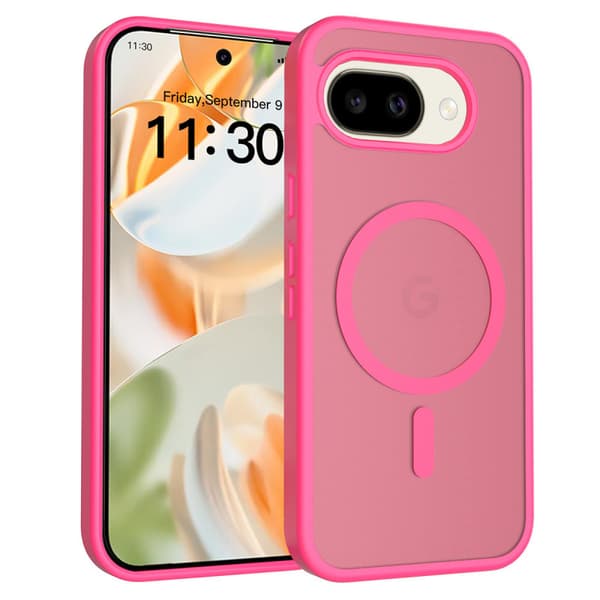 Magnetisk stødsikkert cover til Google Pixel 11 Pro XL Rose Red