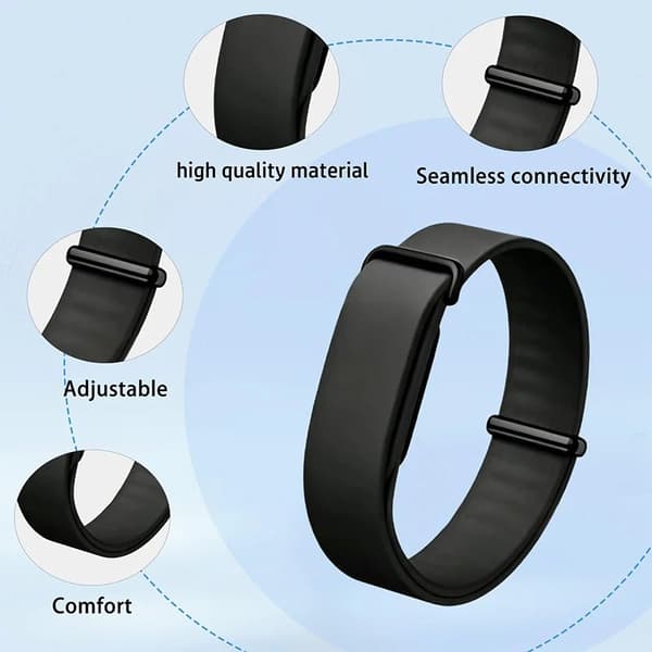 Silikone armbånd til Google Fitbit Air Black