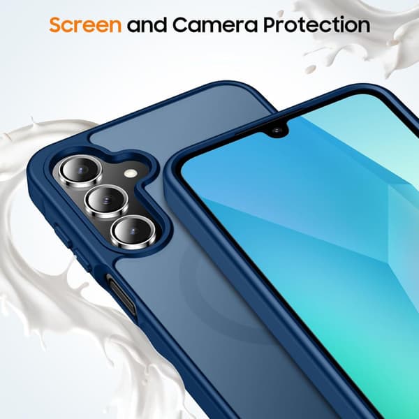Magnetiskt matt telefonfodral för Samsung Galaxy A57 Gray