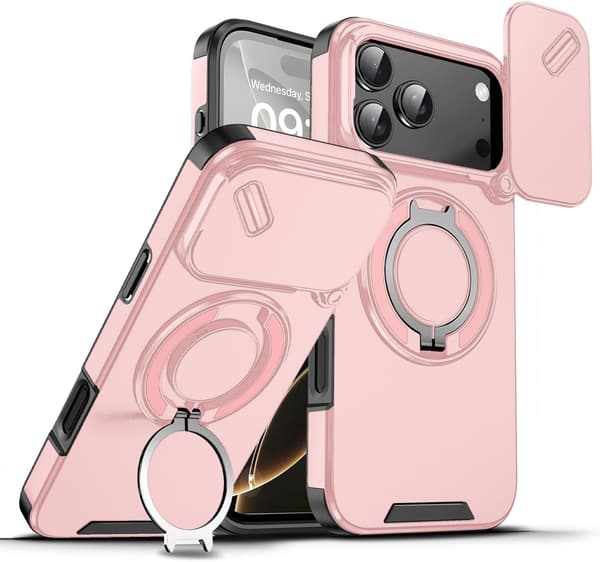 Beskyttelsesetui til iPhone 17 Pro Max Pink