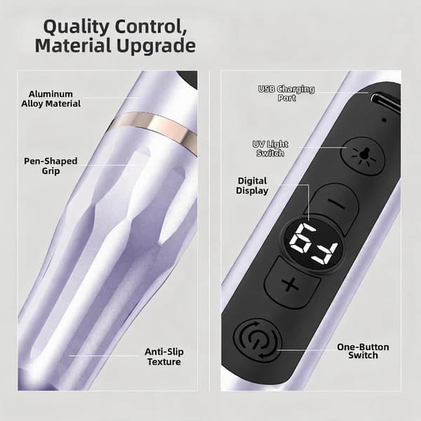 Mani-/pedikyyrisetti Purple