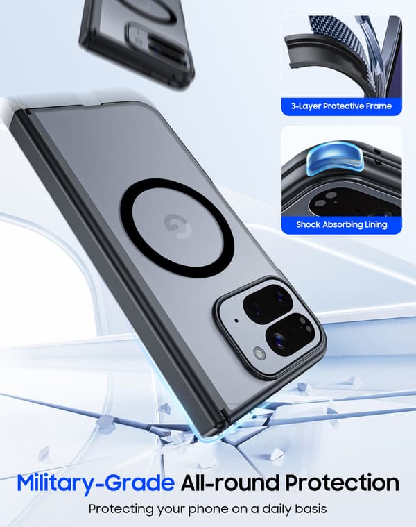 Magnetisk deksel til Google Pixel 10 Pro Fold Gray