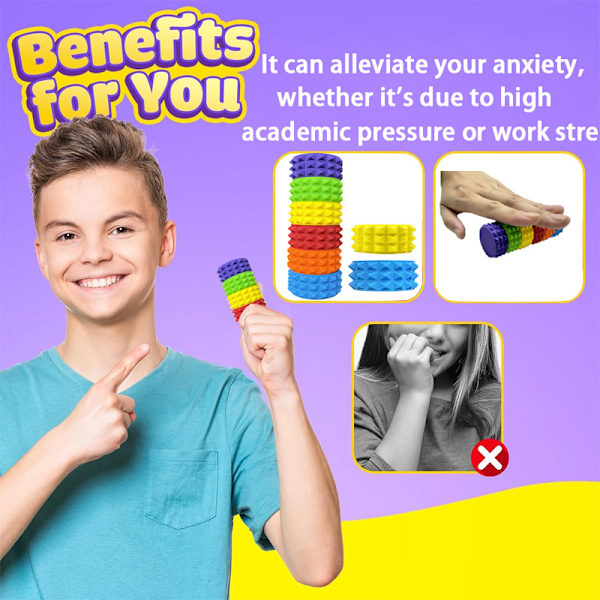 Silikoniset aistilelut 6 kpl
