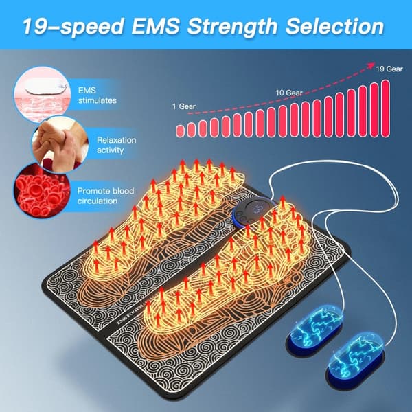 Smart EMS Massagematta med Kontroll