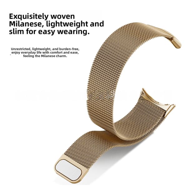 Milanesisk armbånd til Google Pixel Watch 5 45mm Silver