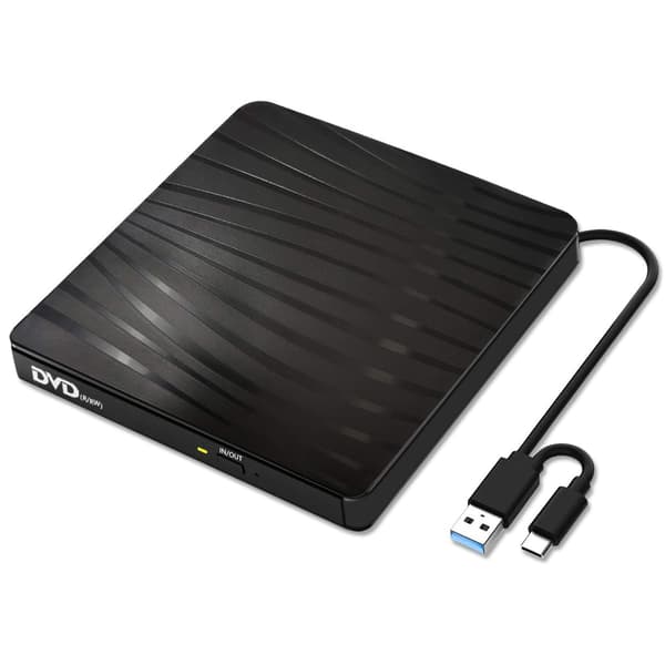Extern USB optisk enhet för DVD-läsning och -skrivning