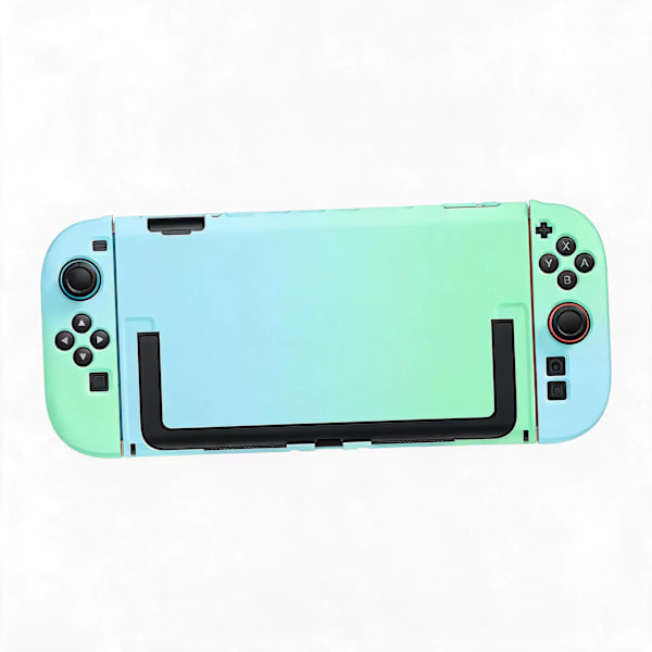 Aftageligt hardcase til Nintendo Switch 2 Blue-Green Gradient