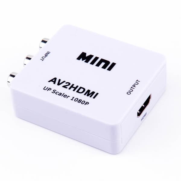 Mini AV-HDMI-muunnin teräväpiirto 1080P