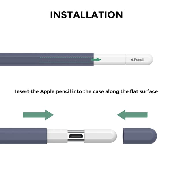 Apple Pencil 3 USB-C Etui 2-pak Black + Green