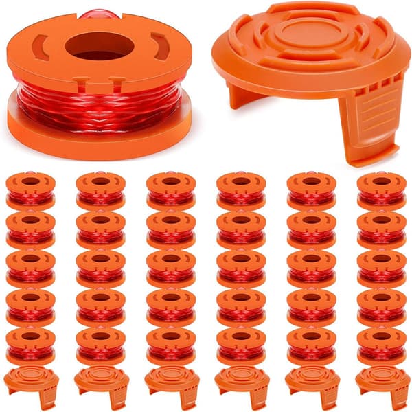 Pakke med 30 trådspoler med 6 deksler gresstrimmer for WORX WA0010