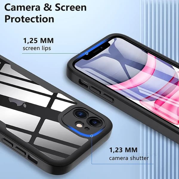 Støtsikker skjermbeskytter inkludert for iPhone 16 Pro Red