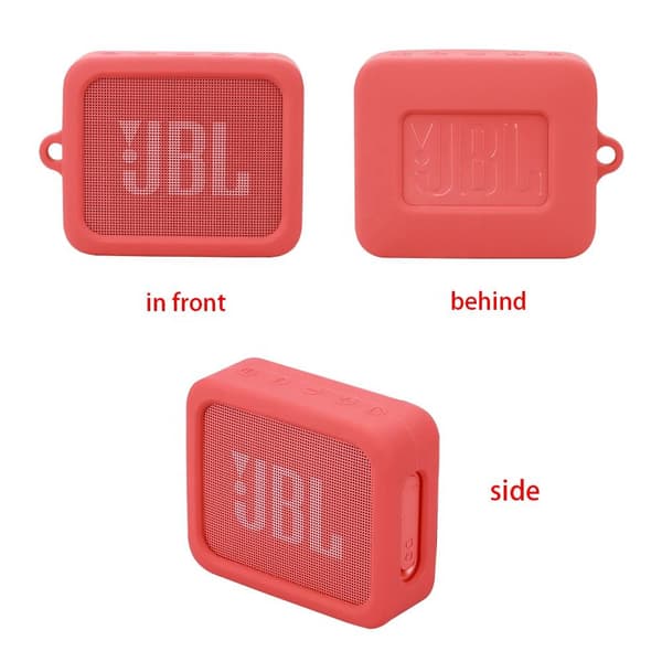 Silikonfodral för JBL Go 2 Essential (Högtalare ingår ej) Black