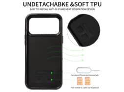 Plånboksfodral för iPhone 18 Pro Max med korthållare – Skyddande läderfodral Red