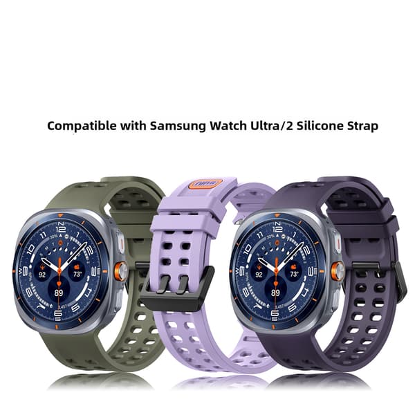 Silikonearmbånd til Samsung Galaxy Ultra 2 47mm Red