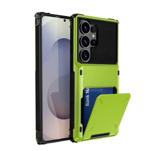 Fodral till Samsung Galaxy S26 FE med kortfack Green