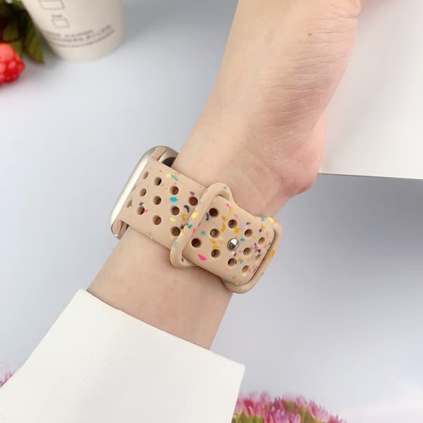 Silikonband för Apple Watch Series 12 42mm (3-pack)