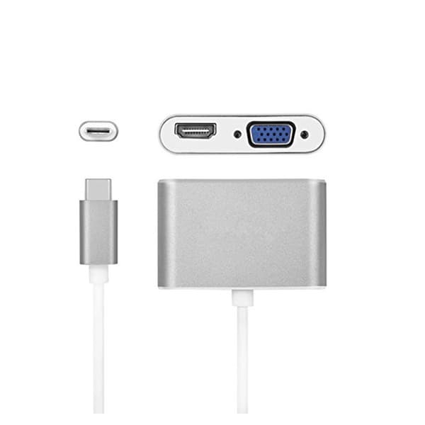 USB-C–HDMI/VGA-jakajakaapeli