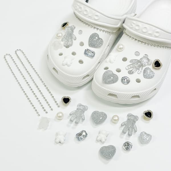 Til Crocs sko charms DIY tilbehør til børn og voksne (Sko medfølger ikke)