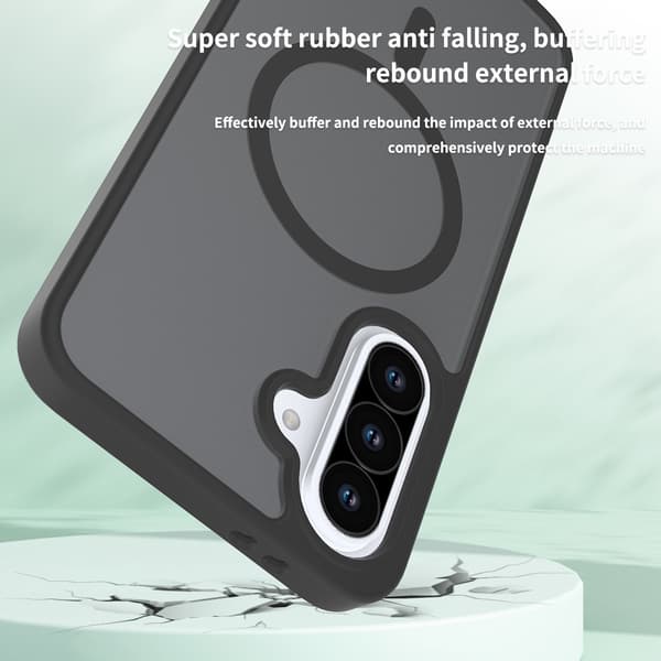 Magnetisk mat telefoncover til Samsung Galaxy A57 Black