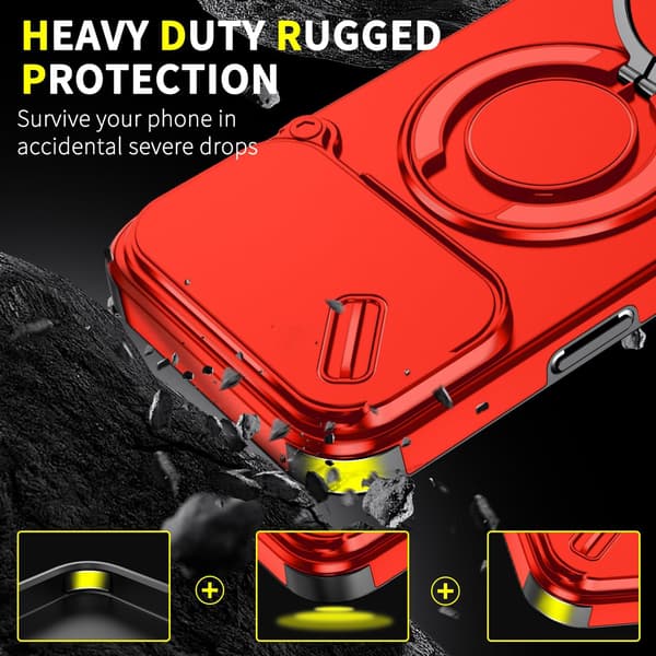 Beskyttelsesdeksel for iPhone 17 Pro Red