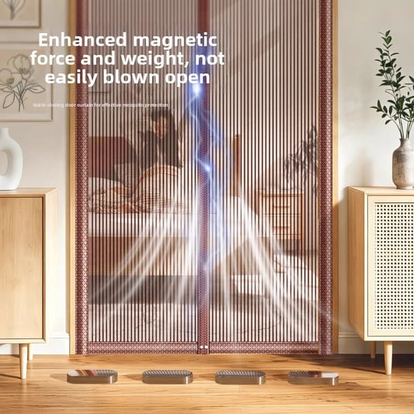 Magnetisk myggnett (80x210cm) Gray