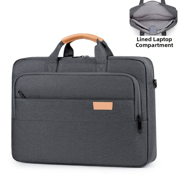 Hverdags computertaske sort (16'') Gray
