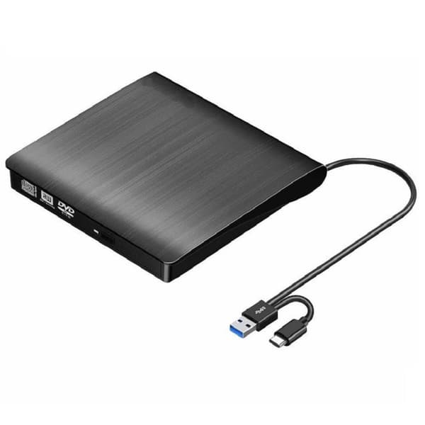 USB 3.0 2-i-1 extern optisk enhet, RW-brännare, CD-spelare