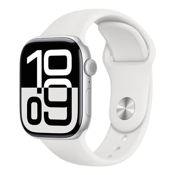 Silikonebånd til Apple Watch Series 12 42mm White