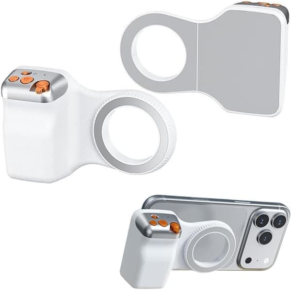 Magnetisk assistent til filmoptagelse, Bluetooth-zoom, linsestabilisator til håndholdt brug med iPhone