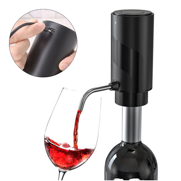 Oppladbar vinkaraffel, smart vindispenser