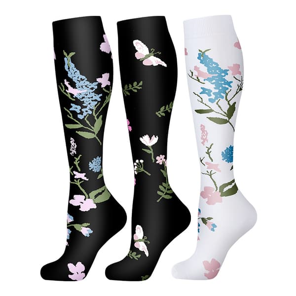 Kompresjonssokker 3-pakning L/XL