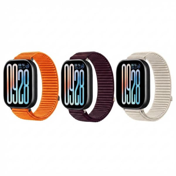 Klockarmband Redmi Watch 5/4 Justerbart nylonväv 3PC