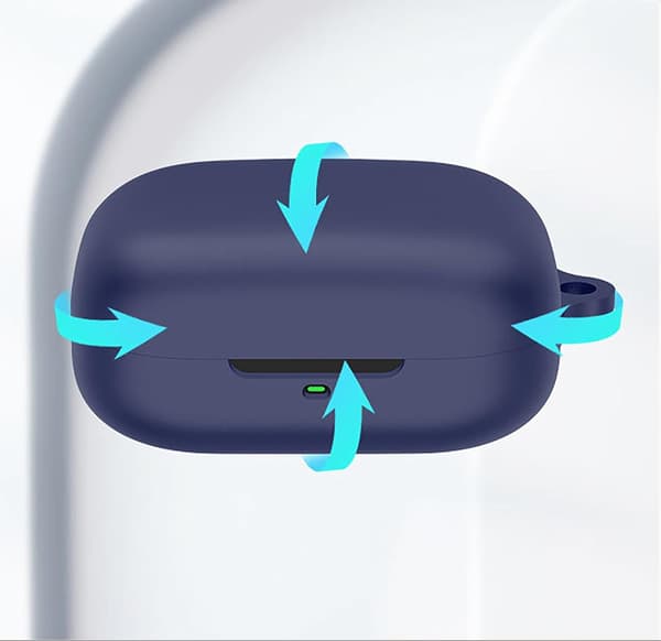 Silikonskyddsfodral för moto buds 2PC