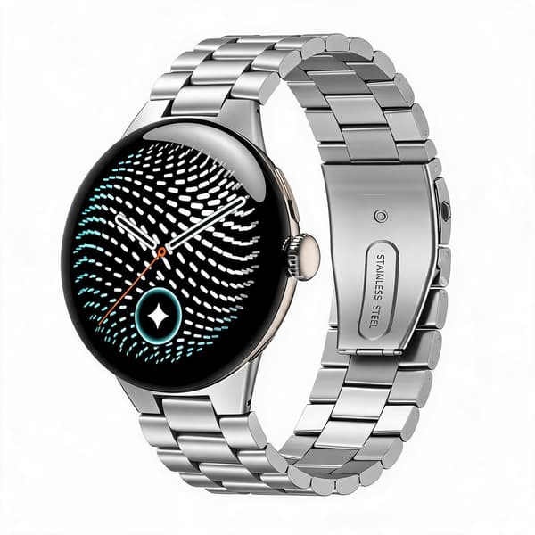 Metallarmbånd i rustfritt stål til Google Pixel Watch 5 45mm Silver