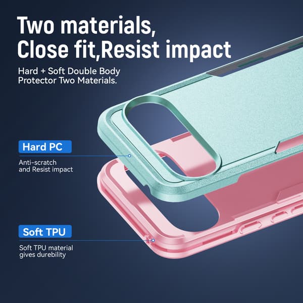 Stødsikkert cover til Google Pixel 11 Pro Green Pink