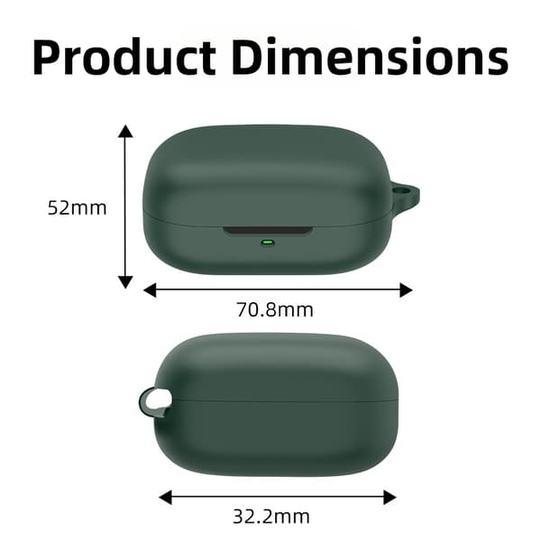 Silikonskyddsfodral för moto buds+ 2PC
