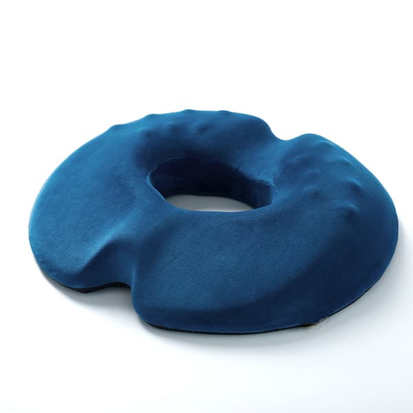 Kontorstolpute i viskoelastisk bomullsskum, feminin stil Blue