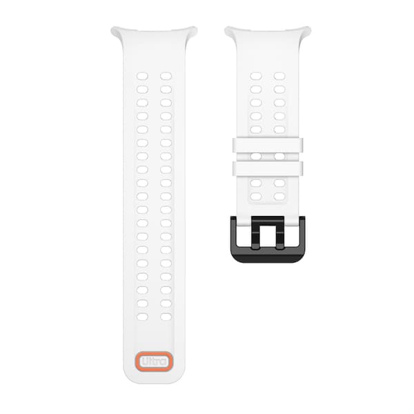 Silikonearmbånd til Samsung Galaxy Ultra 2 47mm White