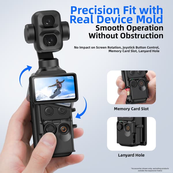 Magnetiska stödlösningar för DJI Pocket 3/4/4P Multifunktionell expansion