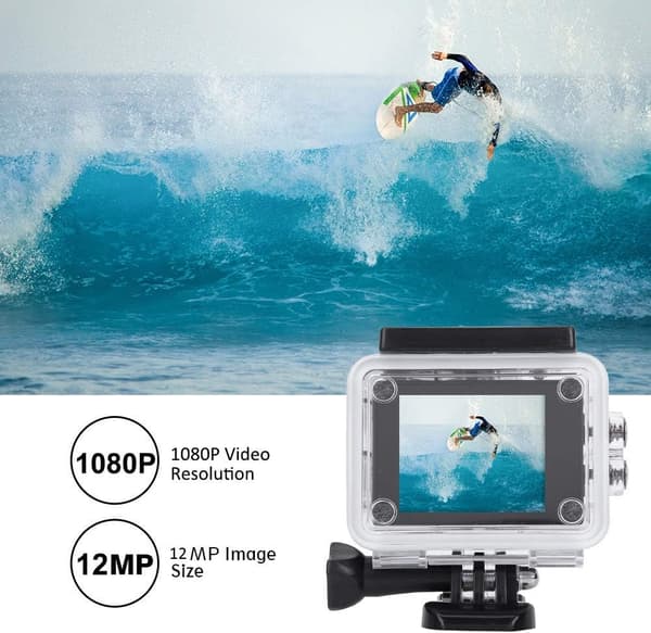Action Cam Mini vedenpitävä HD1080P Black