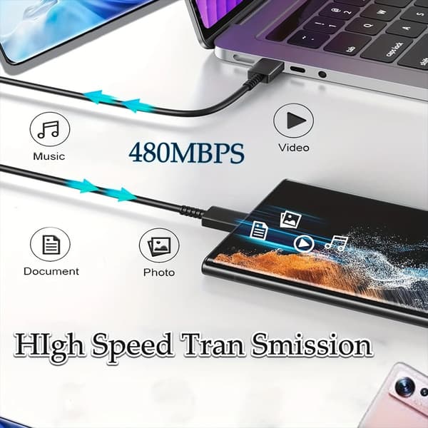 Oplader til SAMSUNG A16 (1M-USB-C - 45W)