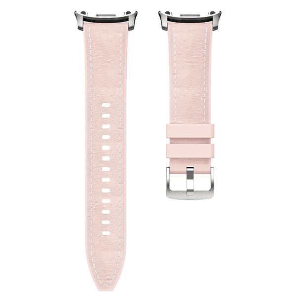 Silikone læderrem til Samsung Watch 9 40/44mm Pink
