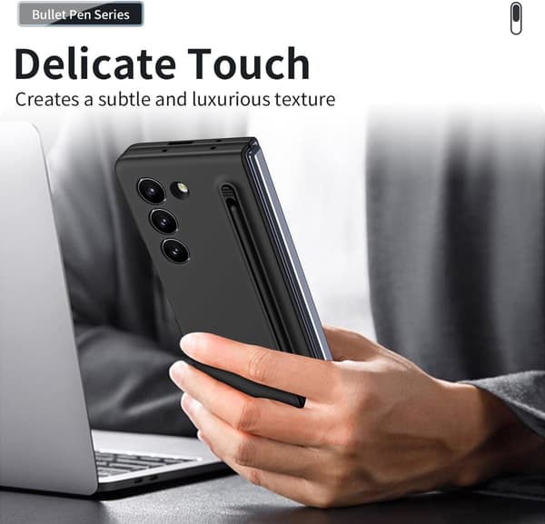 Stylus Penn for Samsung SM-Z Galaxy Fold6, ingen Bluetooth-funksjonalitet Black