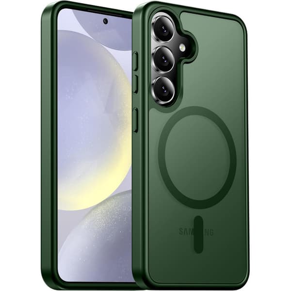Magnetiskt matt telefonfodral för Samsung Galaxy A57 Green