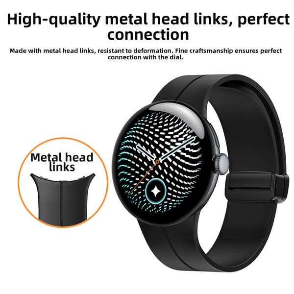 Silikone armbånd til Google Pixel Watch 5 41mm White