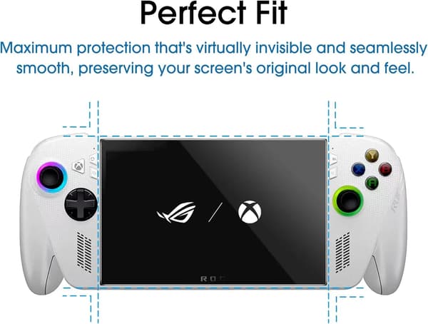 Härdat Glasskärmskydd För Rog Xbox Ally 2-pack, Splittersäkert Och Bågresistent